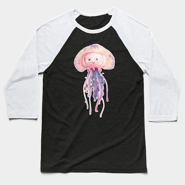 Jellyfish Baseball T-Shirt by zamp